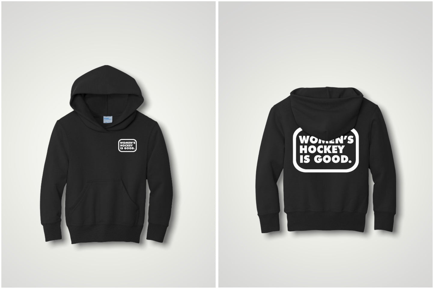 Women's Hockey Is Good. (YOUTH) Hoodie